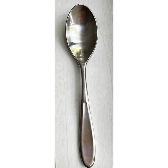 Pottery Barn TIVOLI Flatware Stainless 18/10 Satin Place/Oval Soup Spoon 7 7/8”‎ - Picture 1 of 3